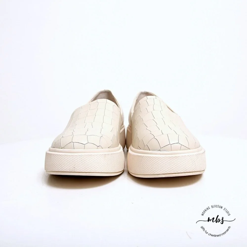 Vince Camuto Abbinna Leather‎ Platform Slip Ons